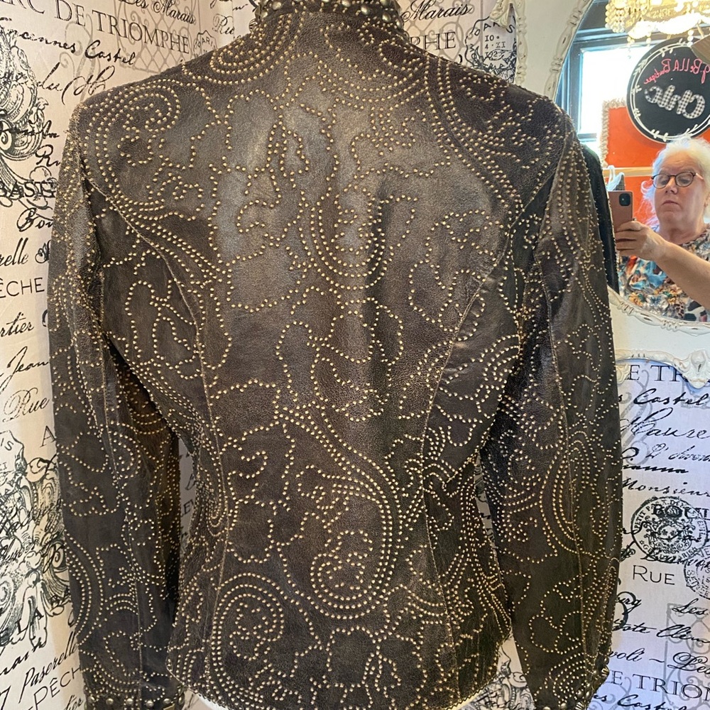 Double D Leather Jacket size Medium. - Picture 2 of 2